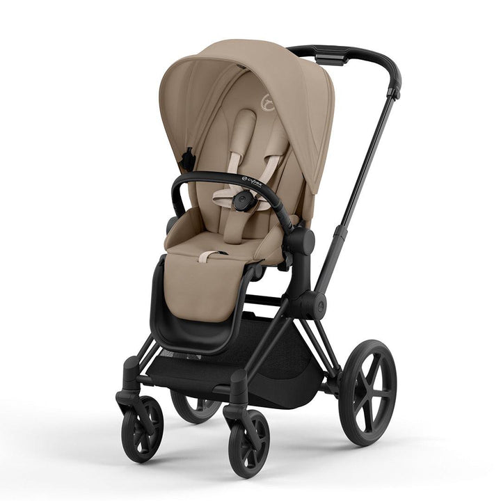 CYBEX Priam Pushchair - Cozy Beige-Strollers-Cozy Beige/Matt Black-No Carrycot | Natural Baby Shower