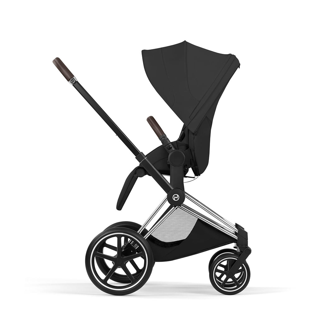 CYBEX Priam Style Single Pushchair-Strollers-Sepia Black-Chrome Brown | Natural Baby Shower