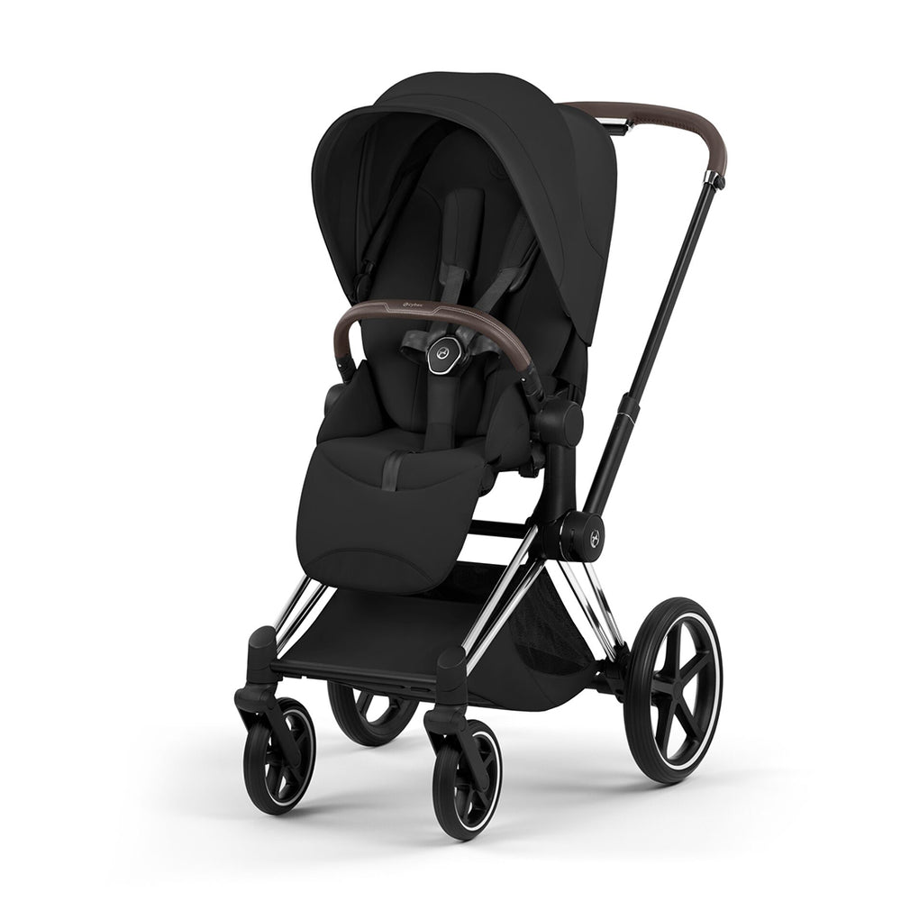 CYBEX Priam Style Single Pushchair-Strollers-Sepia Black-Chrome Brown | Natural Baby Shower