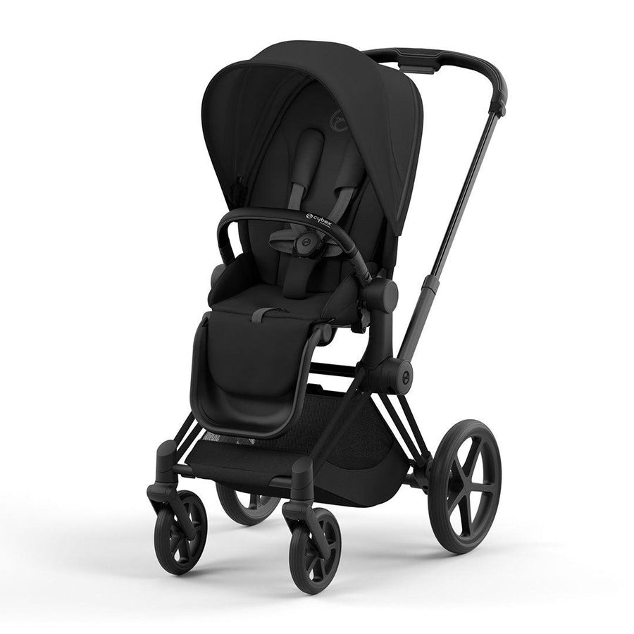 CYBEX Priam Pushchair - Sepia Black-Strollers-Sepia Black/Matt Black-No Carrycot | Natural Baby Shower