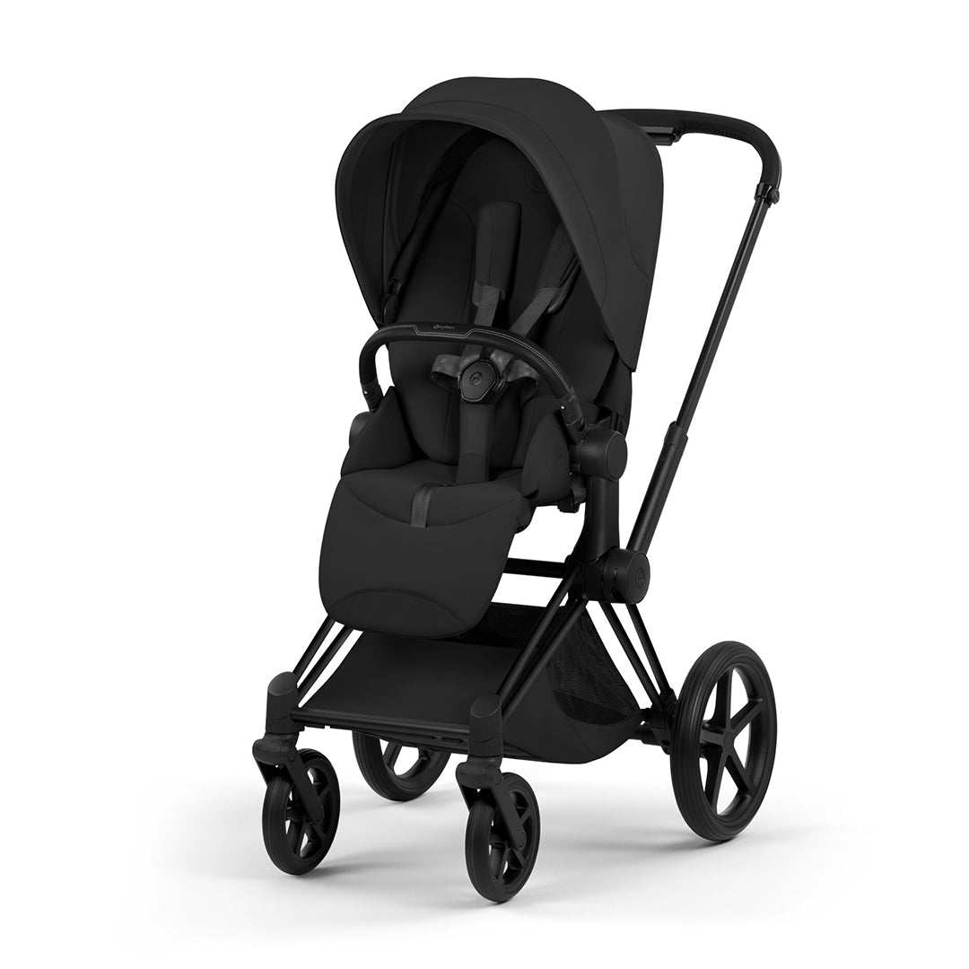 CYBEX Priam Style Single Pushchair-Strollers-Sepia Black-Matt Black | Natural Baby Shower