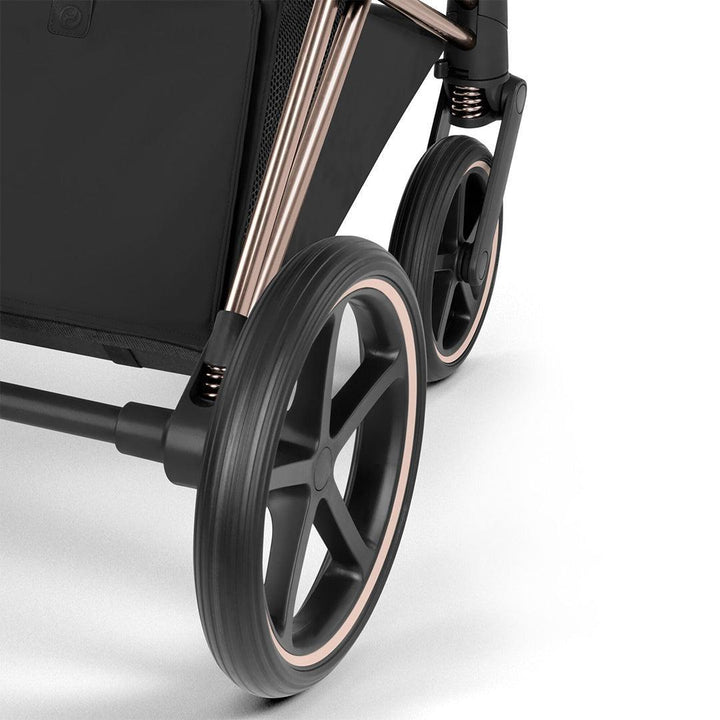 CYBEX Priam Style Single Pushchair-Strollers-Sepia Black-Chrome Brown | Natural Baby Shower