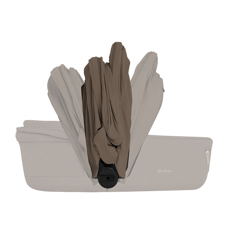 CYBEX Priam Pushchair & Fold Cot - Comfort - Coconut Brown/Black