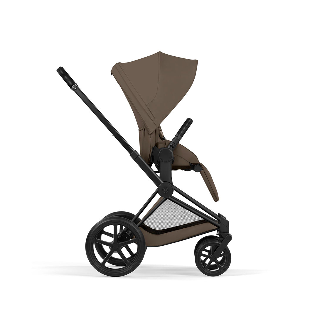 CYBEX Priam Pushchair & Fold Cot - Comfort - Coconut Brown/Black