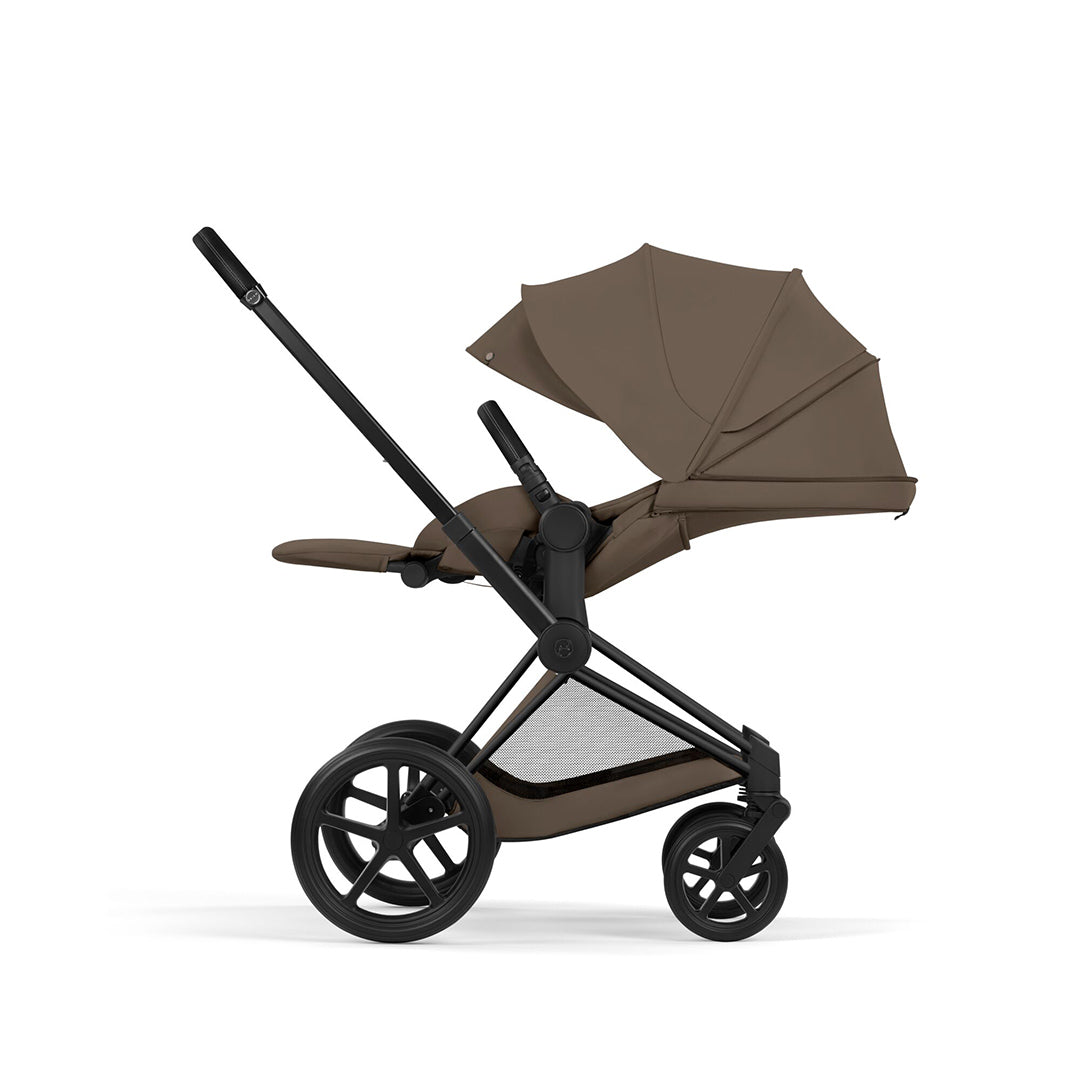 CYBEX Priam Pushchair & Fold Cot - Comfort - Coconut Brown/Black