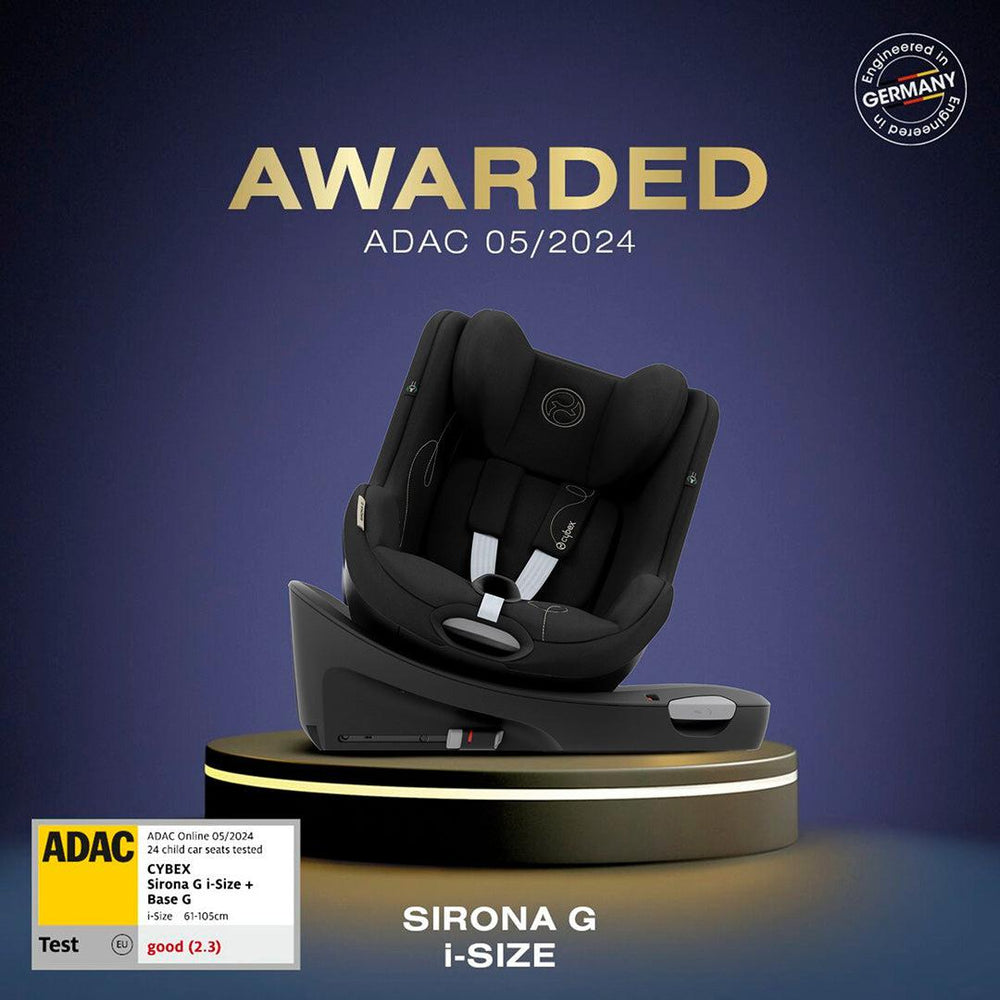 CYBEX Sirona G i-Size Car Seat - Moon Black-Car Seats-Moon Black- | Natural Baby Shower