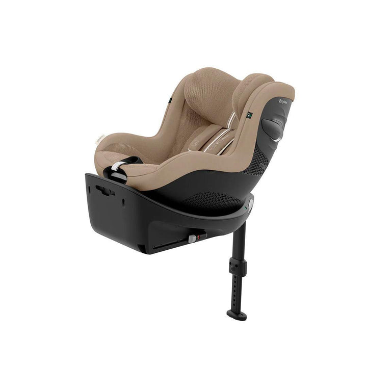 CYBEX Sirona G i-Size Plus Car Seat - Almond Beige-Car Seats-Almond Beige-Base G | Natural Baby Shower