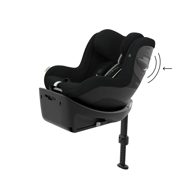 CYBEX Sirona G I-Size Plus Car Seat - Moon Black-Car Seats-Moon Black- | Natural Baby Shower