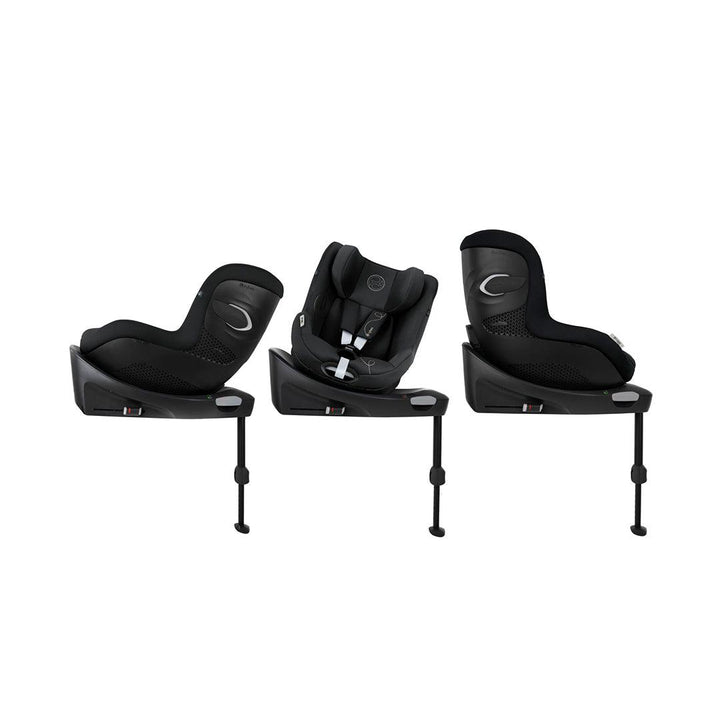 CYBEX Sirona Gi i-Size 360 Rotating ISOFIX Toddler Car Seat - Moon Black-Car Seats-Moon Black- | Natural Baby Shower