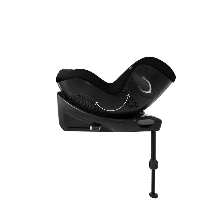 CYBEX Sirona Gi i-Size 360 Rotating ISOFIX Toddler Car Seat - Moon Black-Car Seats-Moon Black- | Natural Baby Shower