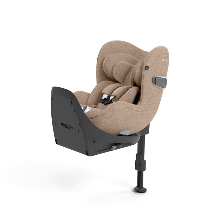 CYBEX Sirona T i-Size Plus Car Seat - Cozy Beige-Car Seats-Cozy Beige-CYBEX Base T | Natural Baby Shower