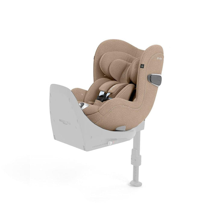 CYBEX Sirona T i-Size Plus 360° Rotating Toddler Car Seat - Cozy Beige-Car Seats-Cozy Beige-No Base | Natural Baby Shower