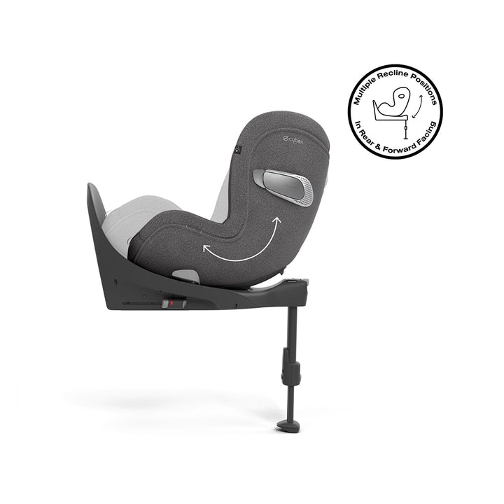 CYBEX Sirona T i-Size Plus 360° Rotating Toddler Car Seat - Mirage Grey-Car Seats-Mirage Grey-No Base | Natural Baby Shower