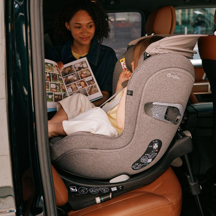 CYBEX Sirona T i-Size Plus Car Seat - Sepia Black-Car Seats-No Base- | Natural Baby Shower