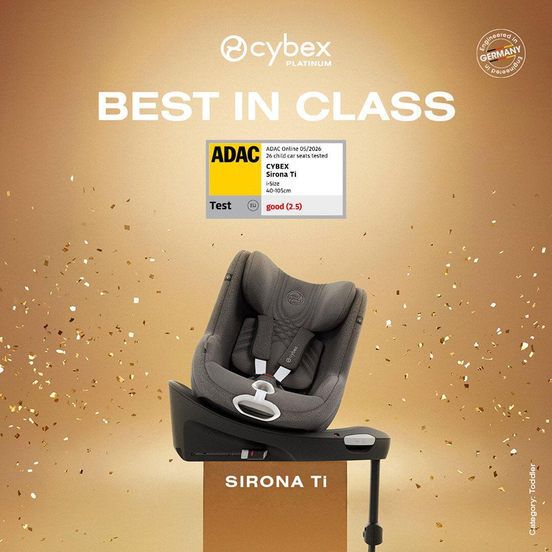 CYBEX Sirona Ti i-Size Plus Car Seat - Mirage Grey-Car Seats-Mirage Grey- | Natural Baby Shower