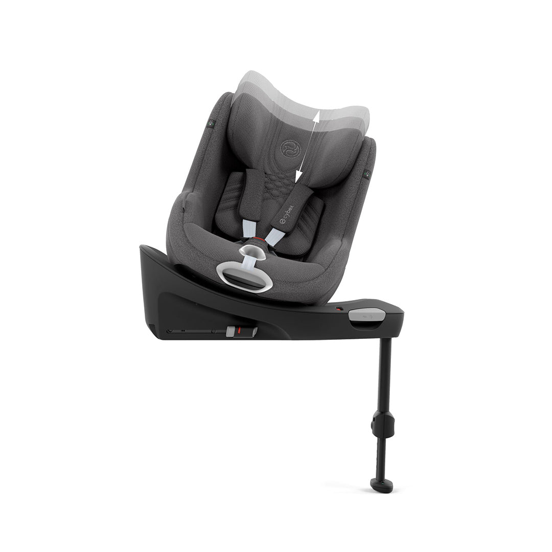 CYBEX Sirona Ti i-Size Plus Car Seat - Mirage Grey-Car Seats-Mirage Grey- | Natural Baby Shower