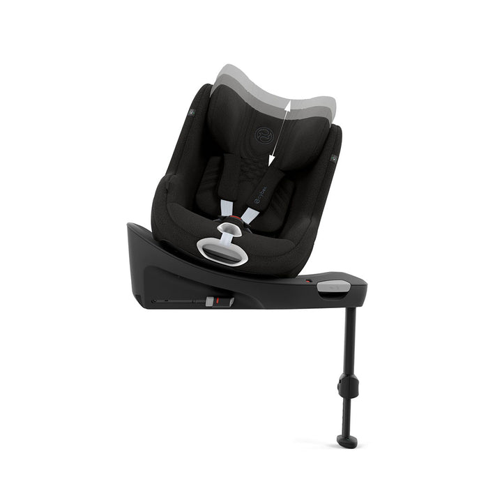 CYBEX Sirona Ti i-Size Plus Car Seat - Sepia Black-Car Seats-Sepia Black- | Natural Baby Shower