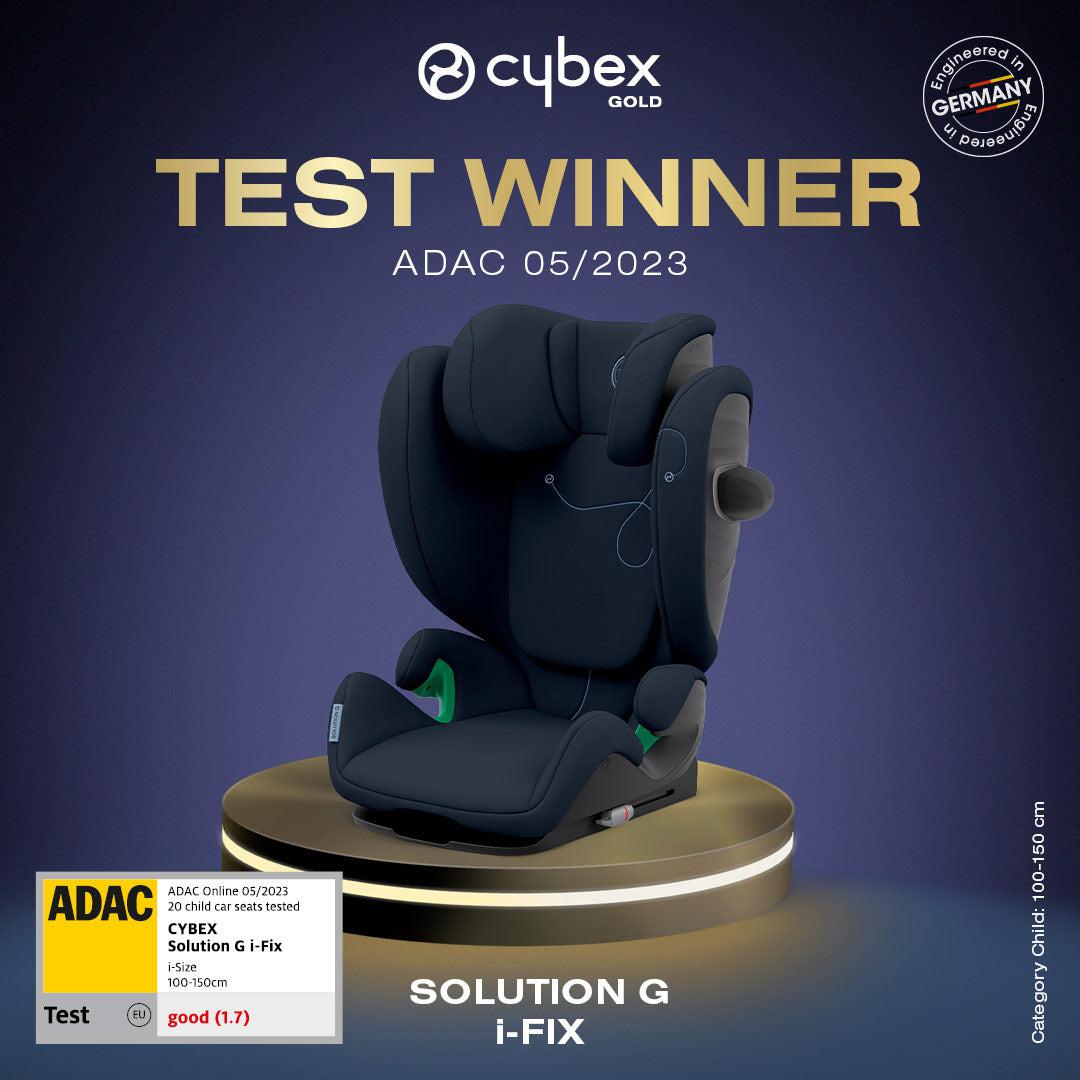 Cybex Silver Solution X-fix Car Seat Group 2/3 (15-36 kg) & Cybex Gold  Solution S2 i-Fix Child Seat for Cars with and without ISOFIX, 100-150 cm,  from Approx. 3 to 12 Years (