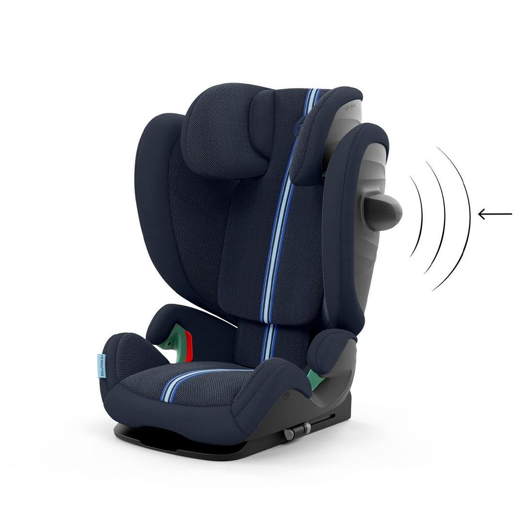 CYBEX Solution G i-Fix Plus Car Seat - Ocean Blue-Car Seats- | Natural Baby Shower