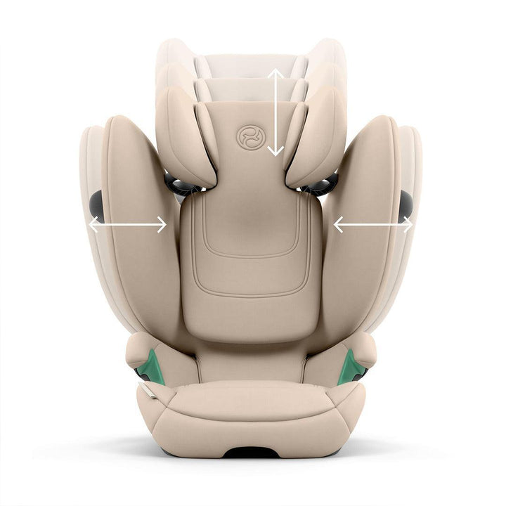CYBEX Solution G2 Car Seat - Almond Beige-Car Seats-Almond Beige-One Size | Natural Baby Shower