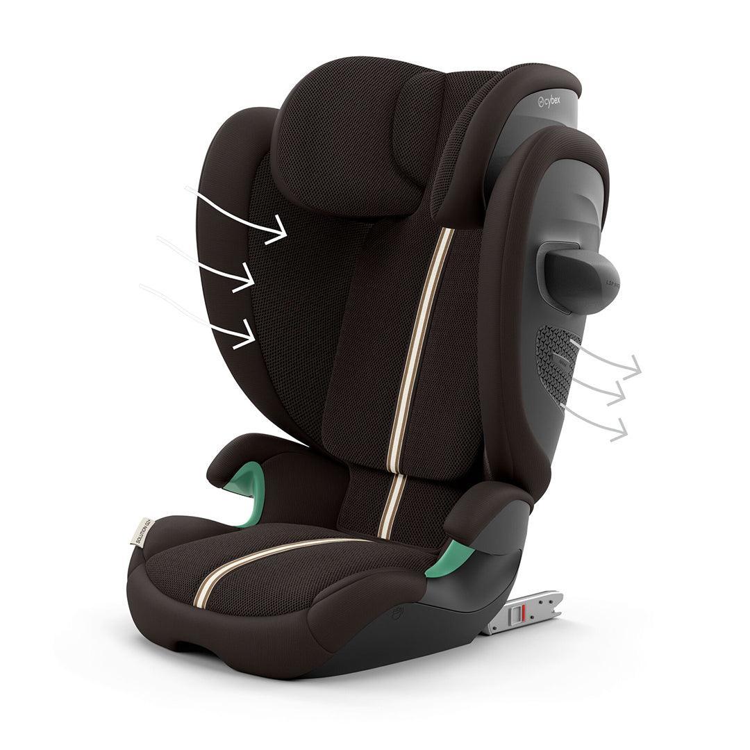 CYBEX Solution G2 Plus Car Seat - Chocolate Brown-Car Seats-Chocolate Brown-One Size | Natural Baby Shower