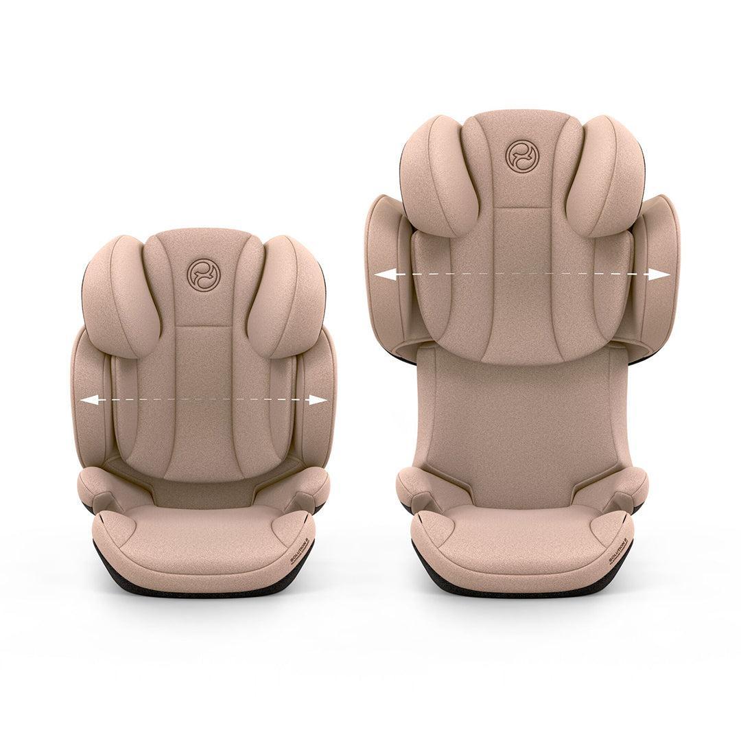 CYBEX Solution S Comfort Car Seat - Cozy Beige-Car Seats- | Natural Baby Shower
