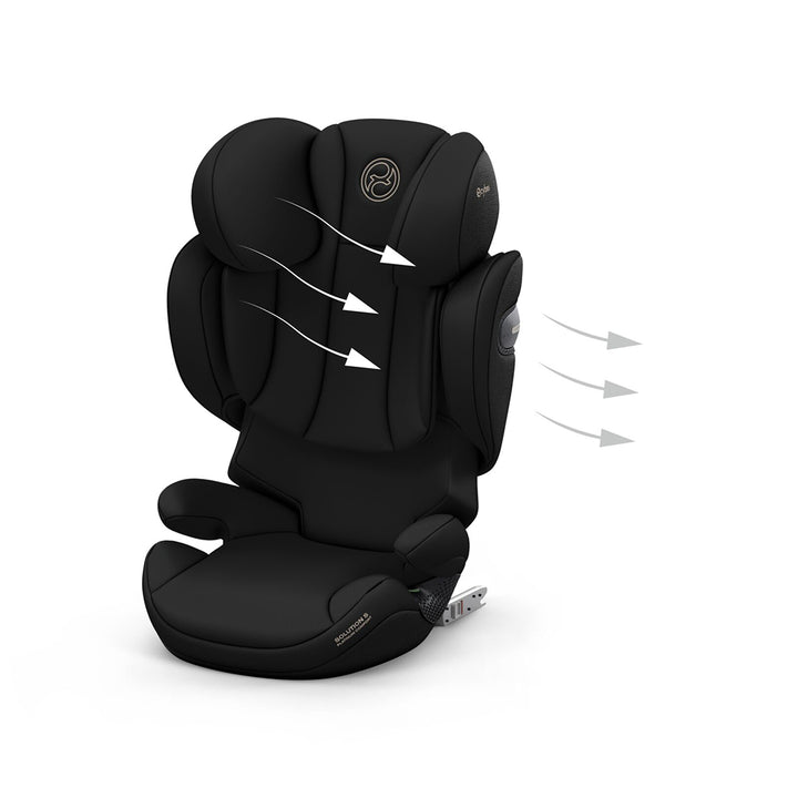 CYBEX Solution S Comfort Car Seat - Sepia Black-Car Seats- | Natural Baby Shower