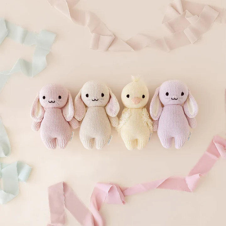 Cuddle + Kind Baby Animal Collection - Baby Bunny - Oatmeal-Dolls-Baby Bunny - Oatmeal- | Natural Baby Shower