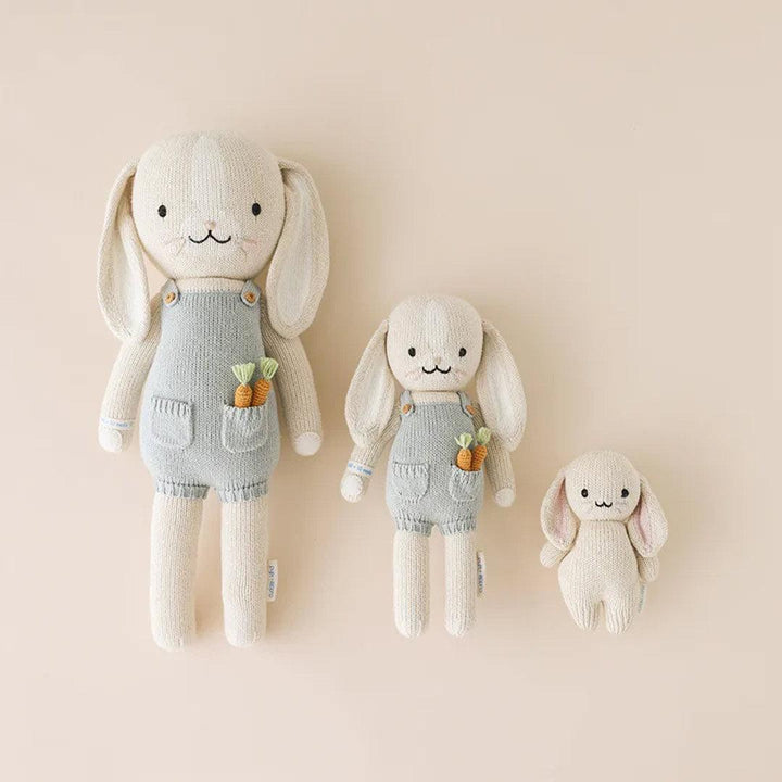 Cuddle + Kind Baby Animal Collection - Baby Bunny - Oatmeal-Dolls-Baby Bunny - Oatmeal- | Natural Baby Shower