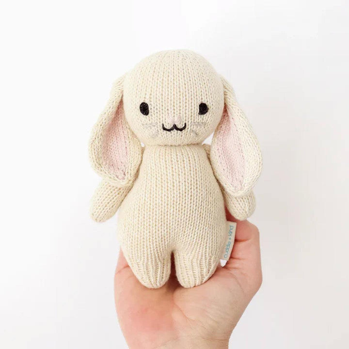 Cuddle + Kind Baby Animal Collection - Baby Bunny - Oatmeal-Dolls-Baby Bunny - Oatmeal- | Natural Baby Shower
