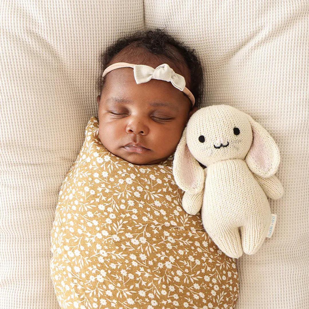 Cuddle + Kind Baby Animal Collection - Baby Bunny - Oatmeal-Dolls-Baby Bunny - Oatmeal- | Natural Baby Shower