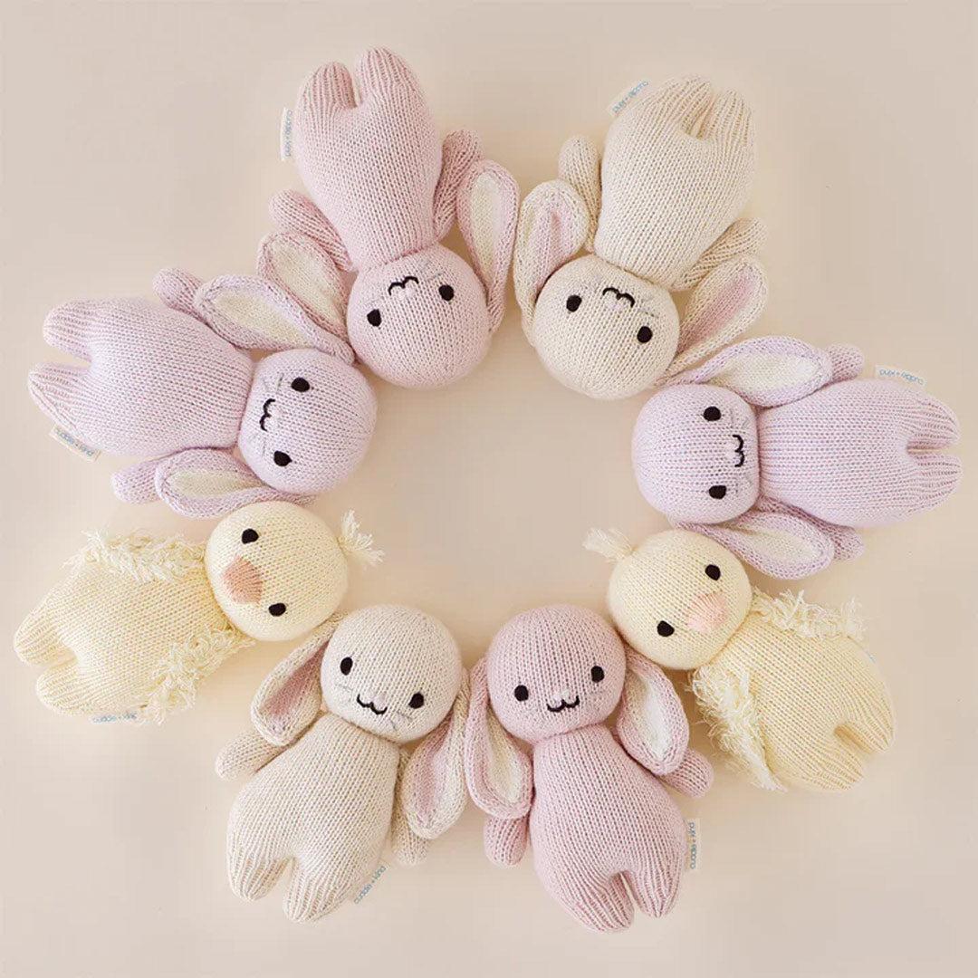 Cuddle + Kind Baby Animal Collection - Baby Bunny - Oatmeal-Dolls-Baby Bunny - Oatmeal- | Natural Baby Shower