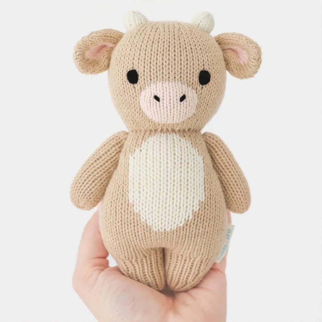 Cuddle + Kind Baby Animal Collection - Baby Cow - Jersey-Dolls-Baby Cow - Jersey- | Natural Baby Shower