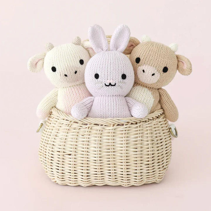 Cuddle + Kind Baby Animal Collection - Baby Cow - Jersey-Dolls-Baby Cow - Jersey- | Natural Baby Shower