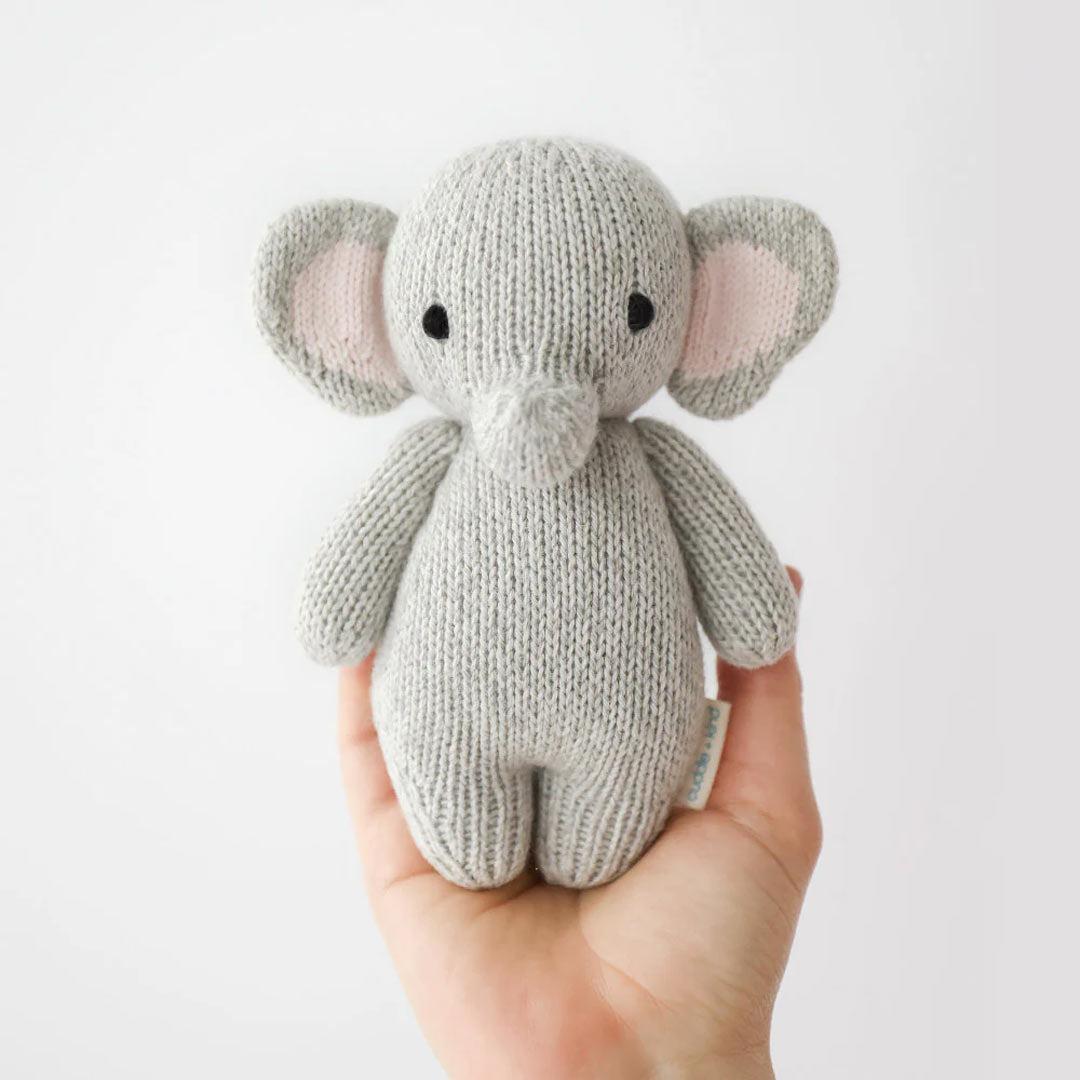 Cuddle + Kind Baby Animal Collection - Baby Elephant-Dolls-Baby Elephant- | Natural Baby Shower