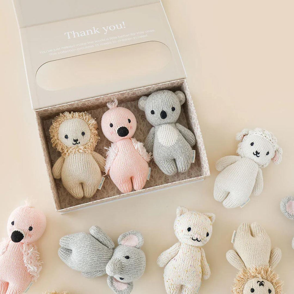 Cuddle + Kind Baby Animal Collection - Baby Elephant-Dolls-Baby Elephant- | Natural Baby Shower