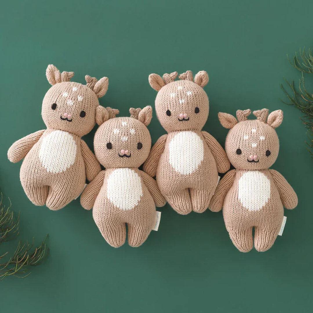 Cuddle + Kind Baby Animal Collection - Baby Fawn-Dolls-Baby Fawn- | Natural Baby Shower