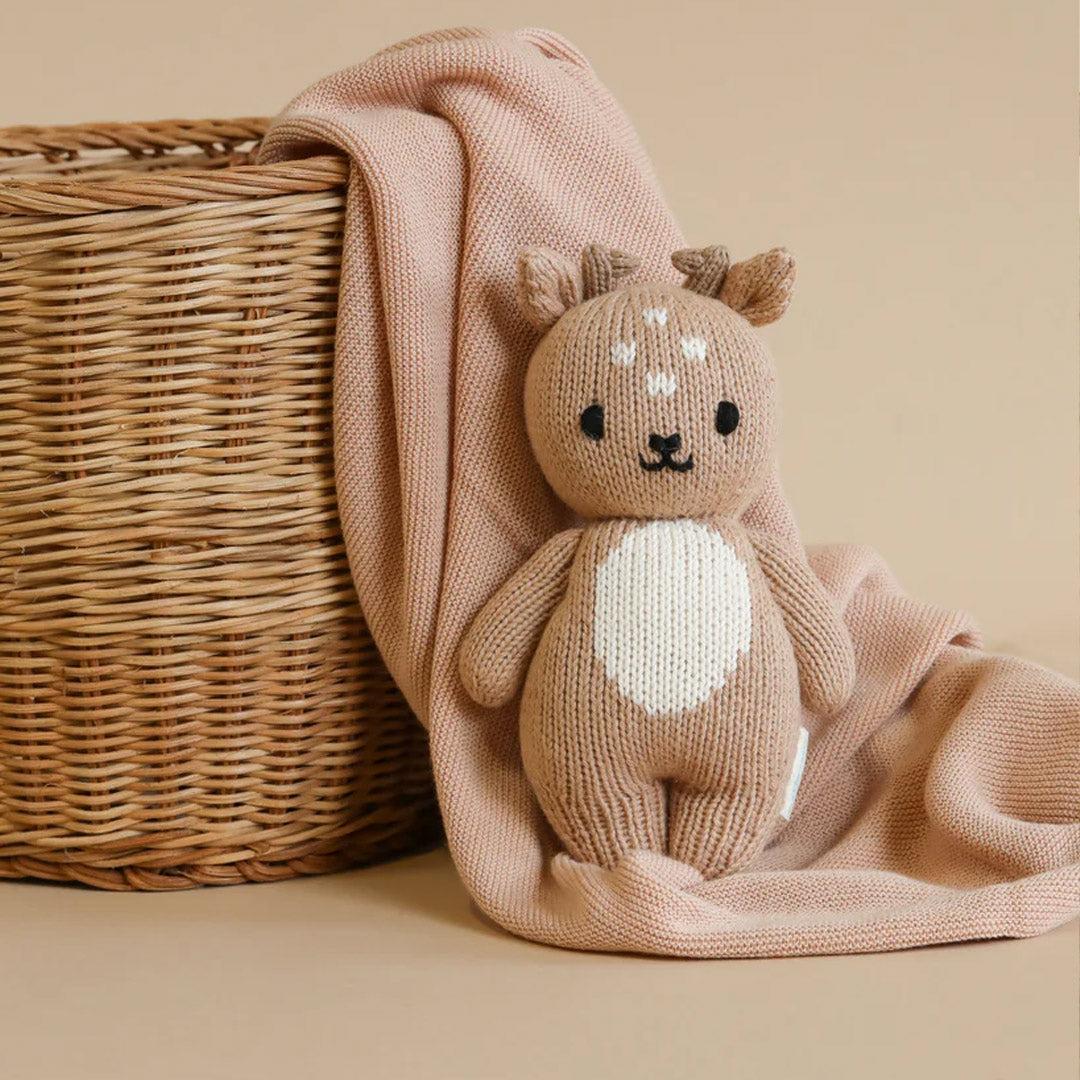 Cuddle + Kind Baby Animal Collection - Baby Fawn-Dolls-Baby Fawn- | Natural Baby Shower