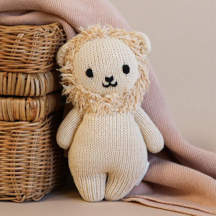 Cuddle + Kind Baby Animal Collection - Baby Lion-Dolls-Baby Lion- | Natural Baby Shower