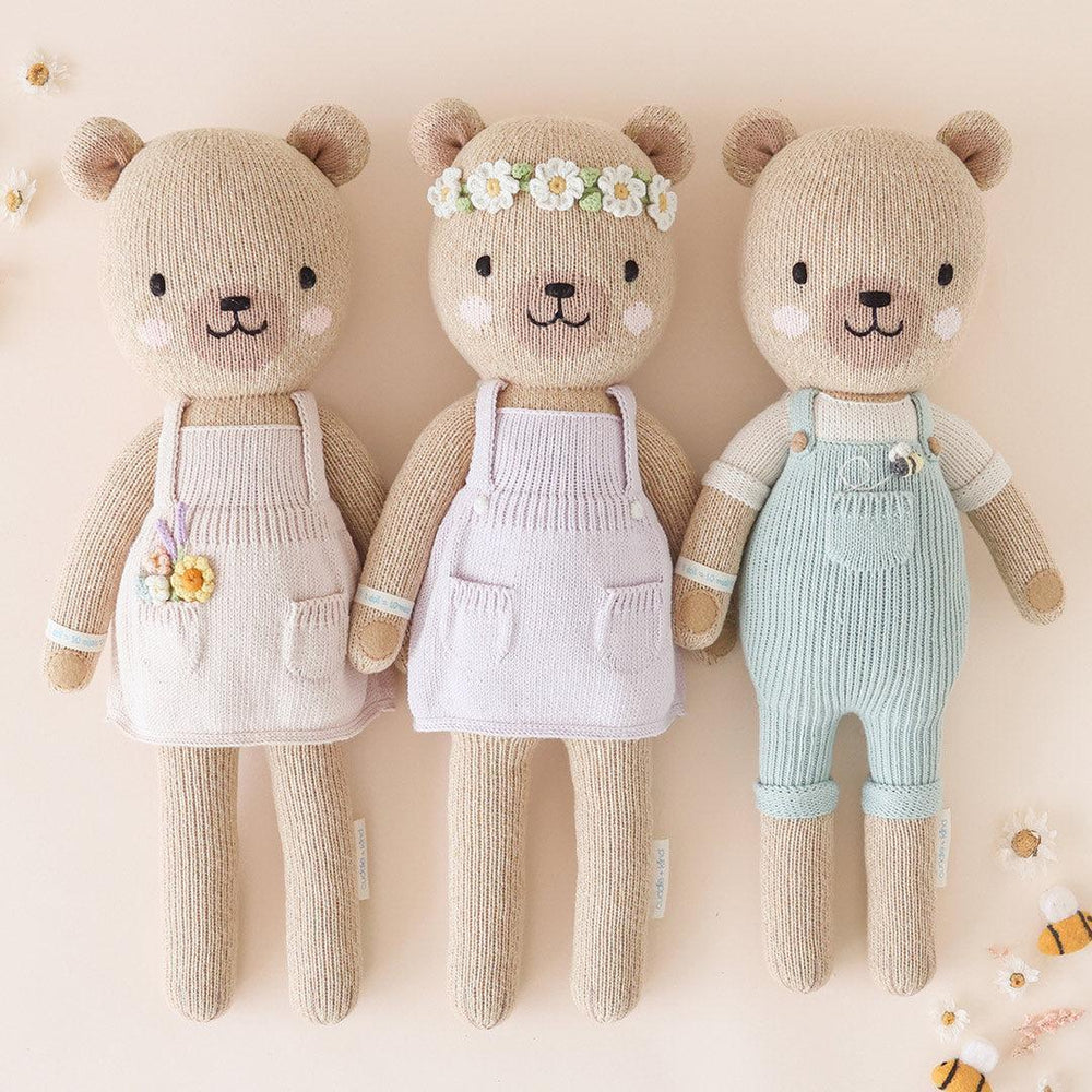 Cuddle + Kind Signature Collection - Charlie The Honey Bear - Little-Dolls-Charlie The Honey Bear - Little- | Natural Baby Shower