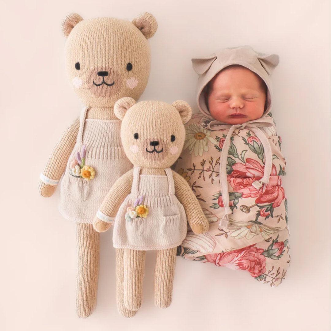 Cuddle + Kind Signature Collection - Goldie The Honey Bear - Little-Dolls-Goldie The Honey Bear - Little- | Natural Baby Shower