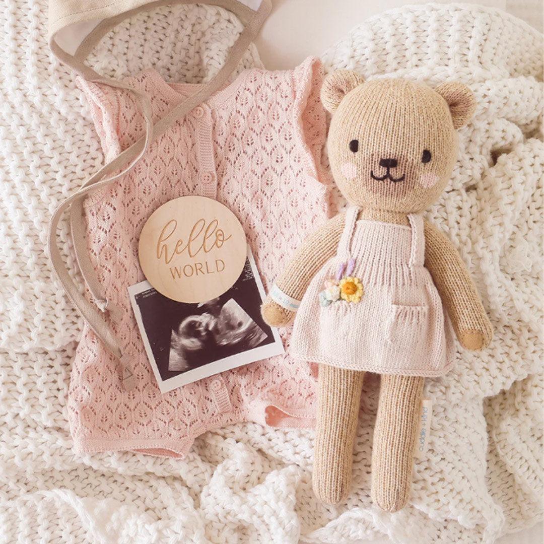 Cuddle + Kind Signature Collection - Goldie The Honey Bear - Little-Dolls-Goldie The Honey Bear - Little- | Natural Baby Shower