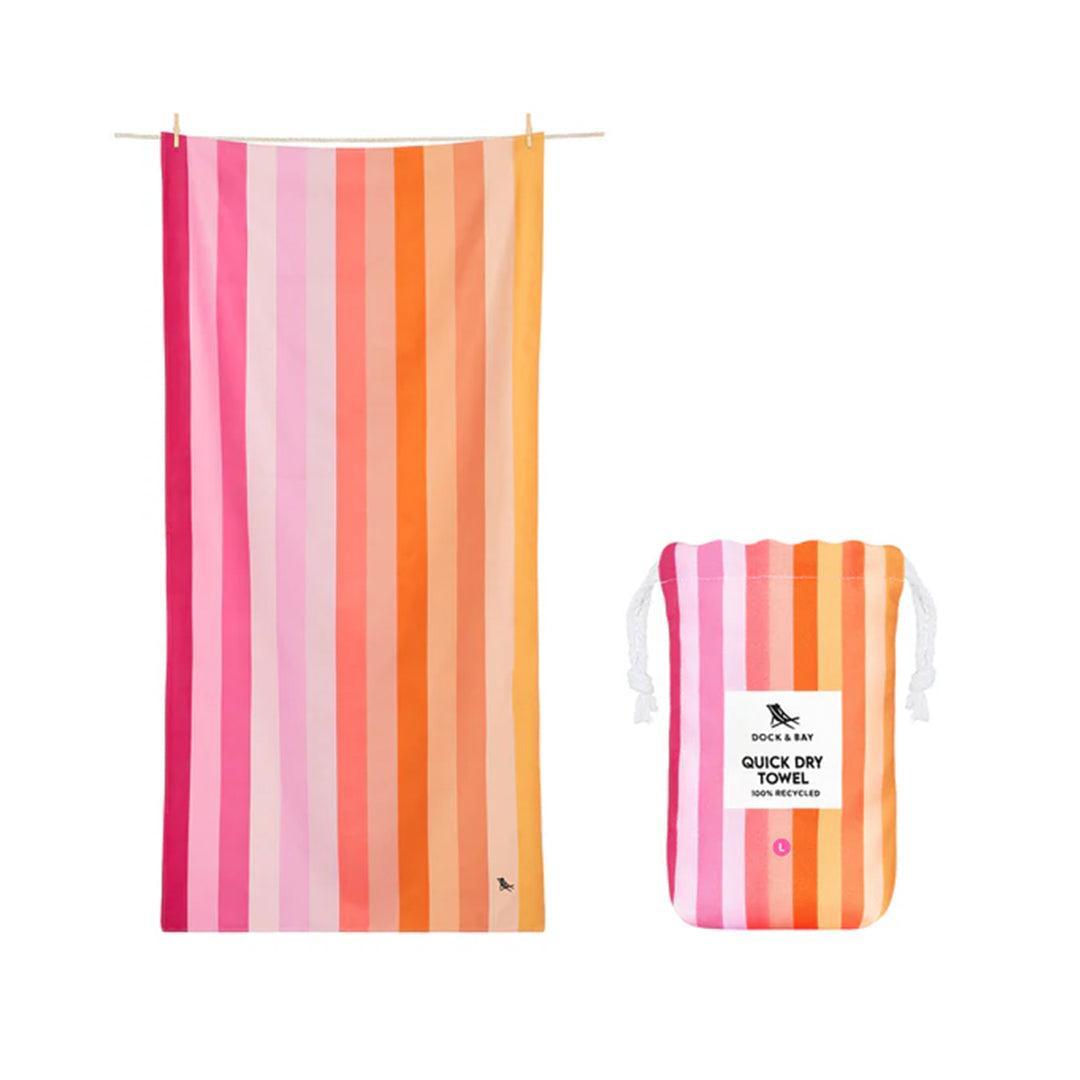 Dock & Bay Adults Beach Towel - Miami Sorbet-Beach Towels-Miami Sorbet-One Size | Natural Baby Shower