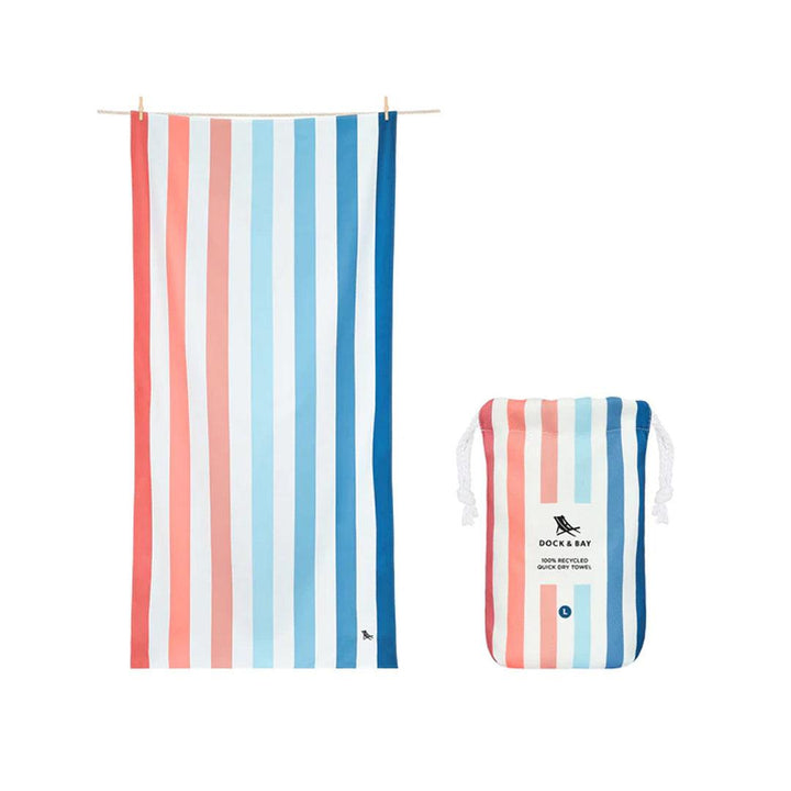 Dock & Bay Beach Towel - Sand to Sea-Beach Towels-Sand to Sea-Large | Natural Baby Shower