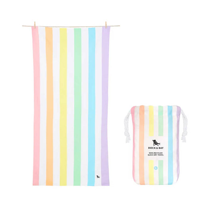 Dock & Bay Beach Towel Unicorn Waves - Unicorn Waves-Beach Towels-Unicorn Waves-Large | Natural Baby Shower