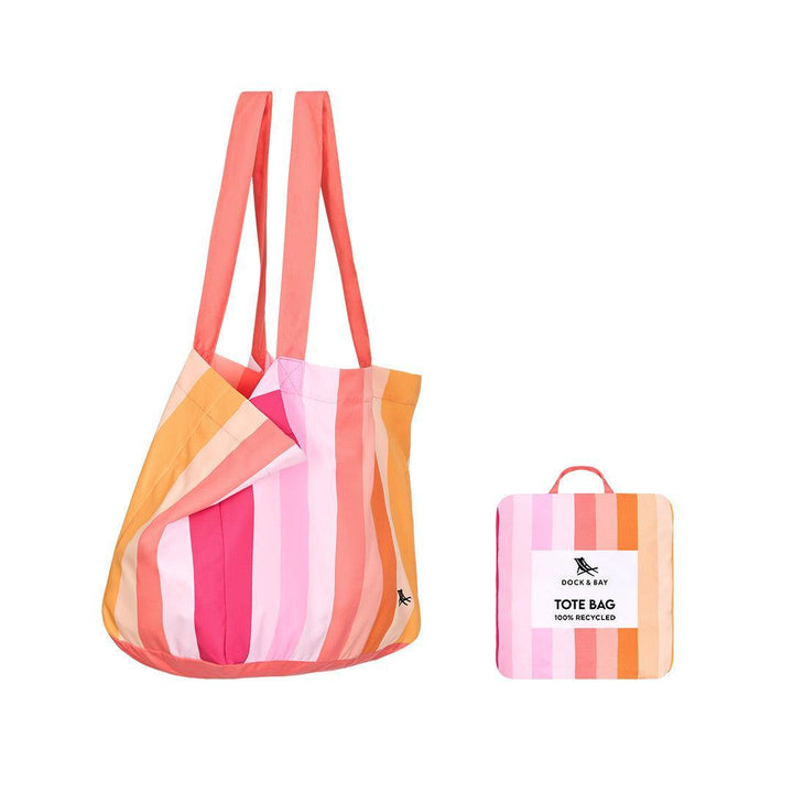 Dock & Bay Everyday Foldable Bag - Miami Sorbet-Changing Bags-Miami Sorbet-One Size | Natural Baby Shower