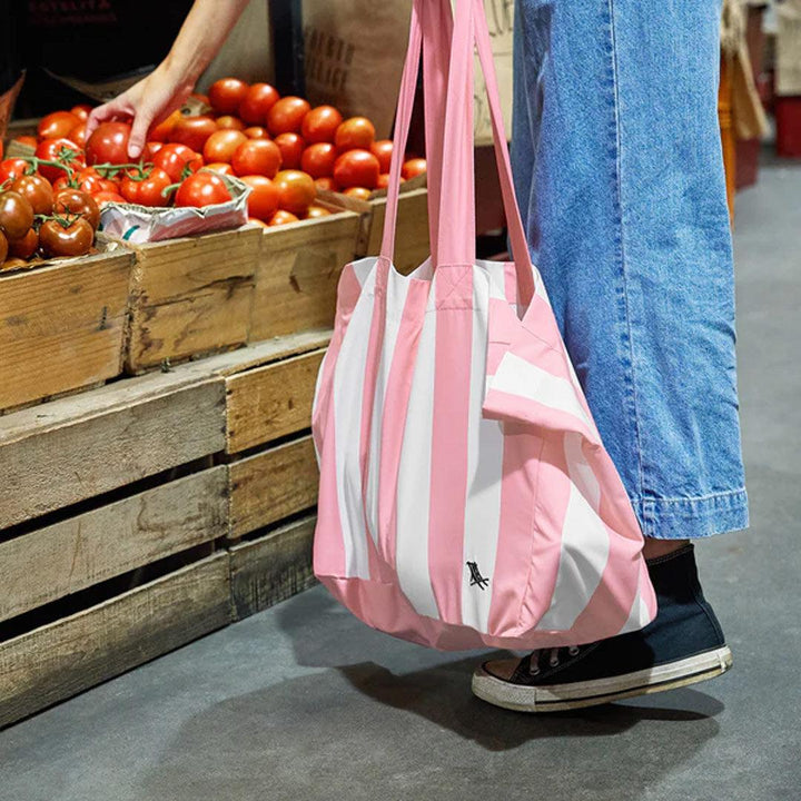Dock & Bay Everyday Foldable Bag - Malibu Pink-Changing Bags-Malibu Pink-Medium | Natural Baby Shower