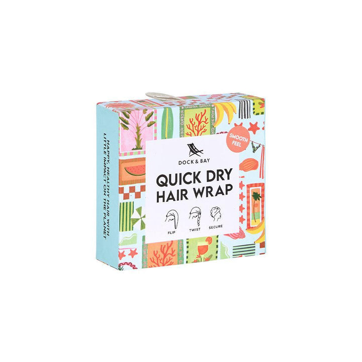 Dock & Bay Hair Wrap - Wish You Were Here-Beach Towels-Wish You Were Here-One Size | Natural Baby Shower