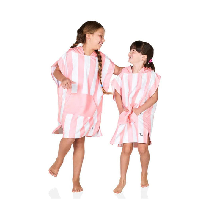 Dock & Bay Kid's Beach Poncho - Malibu Pink-Ponchos-Malibu Pink-3-5y | Natural Baby Shower