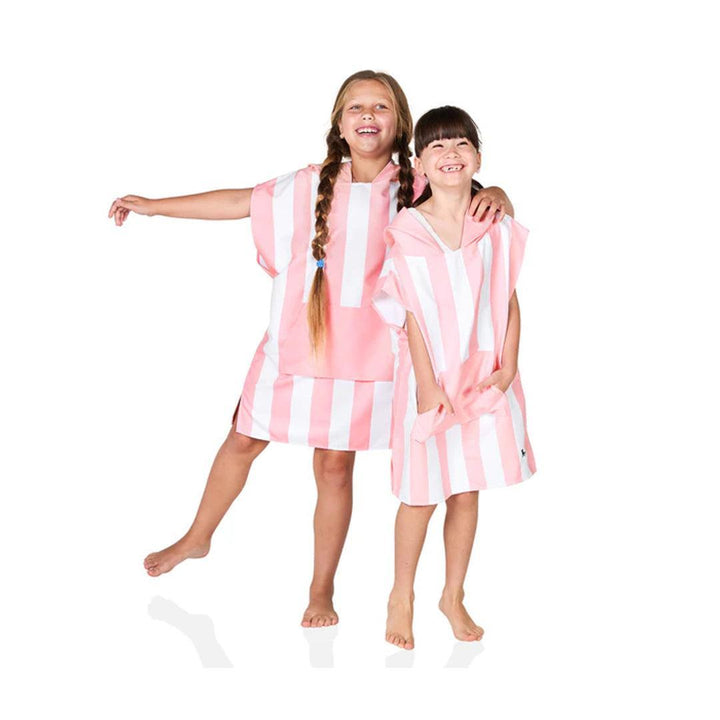Dock & Bay Kid's Beach Poncho - Malibu Pink-Ponchos-Malibu Pink-3-5y | Natural Baby Shower